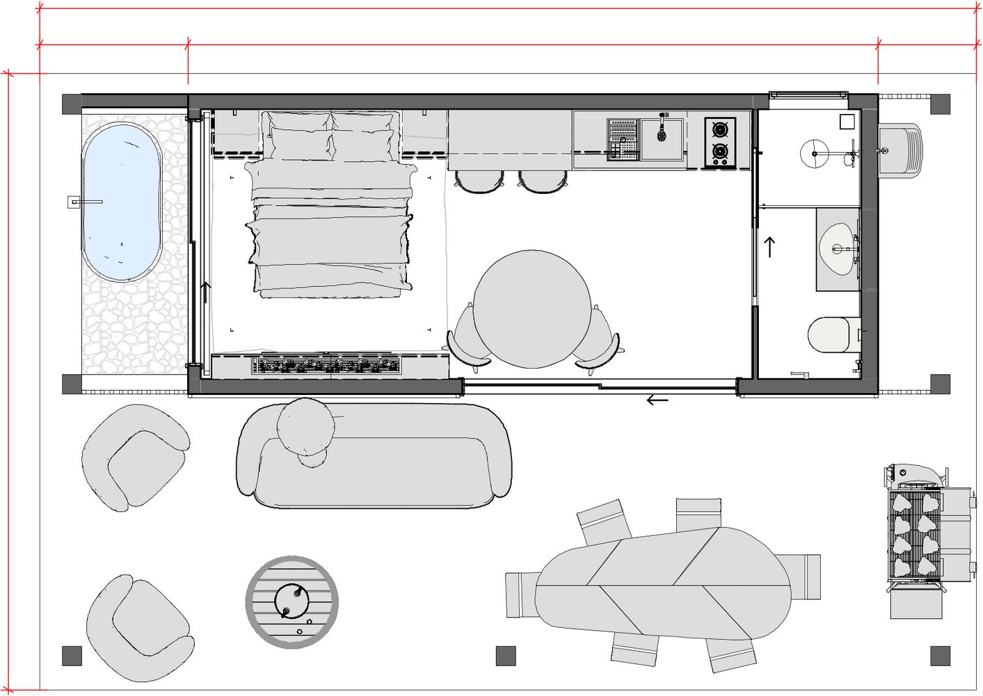 Planta Técnica - Detalhes Construtivos